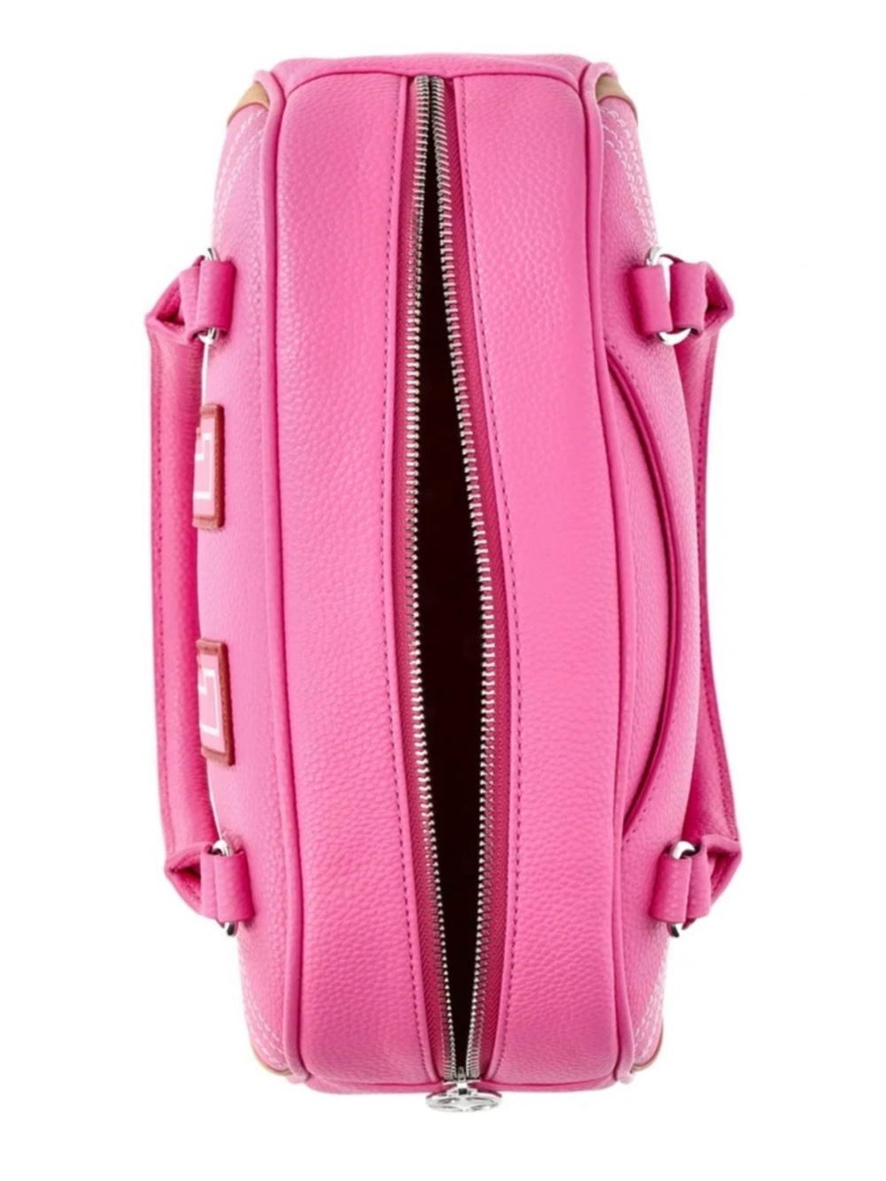 NWT PH PARIS VARSITY MINI BOWLER BAG IN PINK - Picture 6 of 16